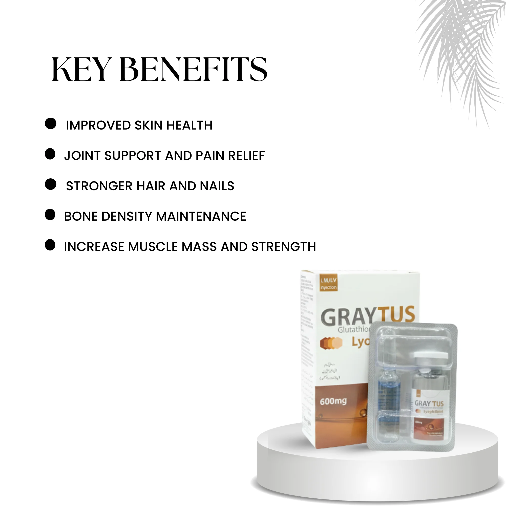 Graytus Glutathione Injection 600mg - Image 4