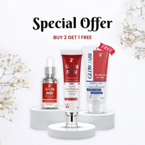 Ramadan Special: Flat 20% Off – Limited Time Offer! 1 GlowMark Brightening Bundle - Serum, Cream, and Free Face Wash